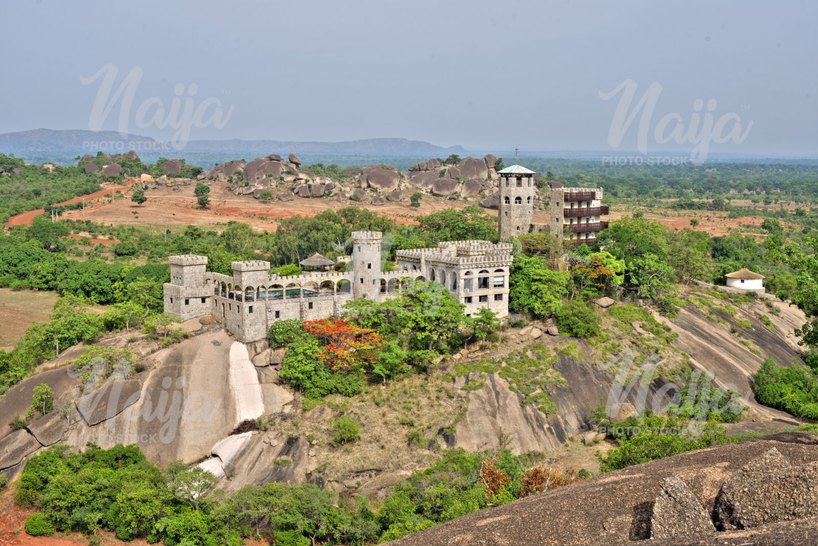 Kajuru Castle Full View Naija Photo Stock